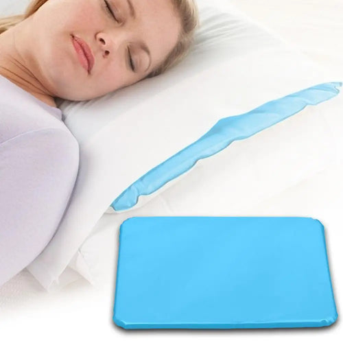 Cool Bed Mat Pad Cooling Gel Pillow Chilled