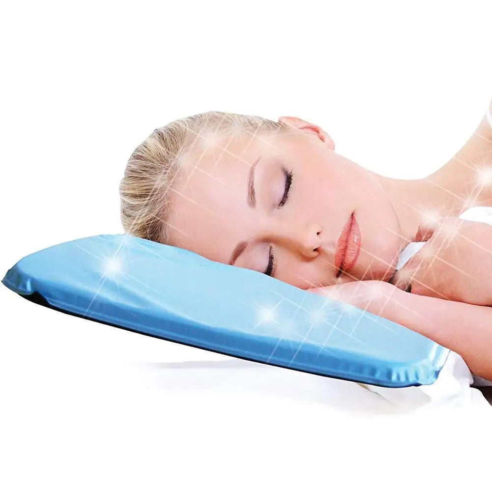 Cool Bed Mat Pad Cooling Gel Pillow Chilled